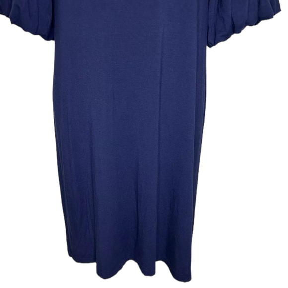 Lilly Pulitzer Lindell Bubble Sleeve Mini Dress size XL in True Navy - Picture 2 of 9